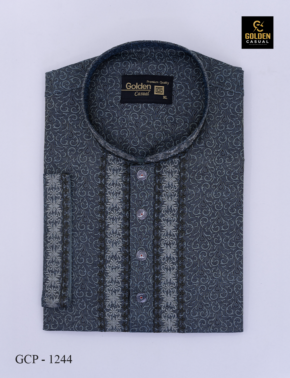 Overall jacket print (Ash).
