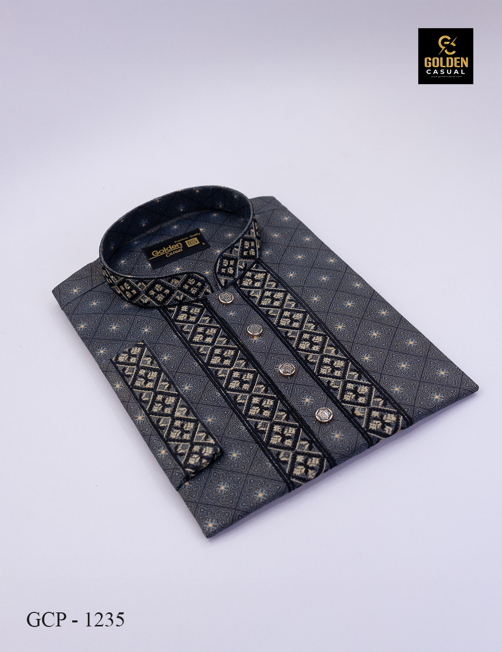 All Over jacket print Ash..