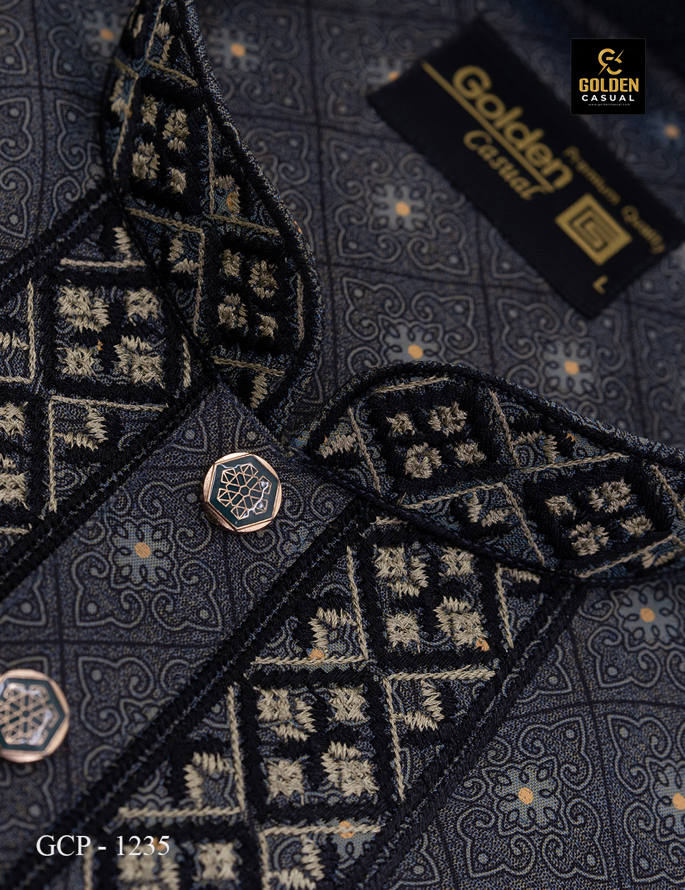 All Over jacket print Ash..